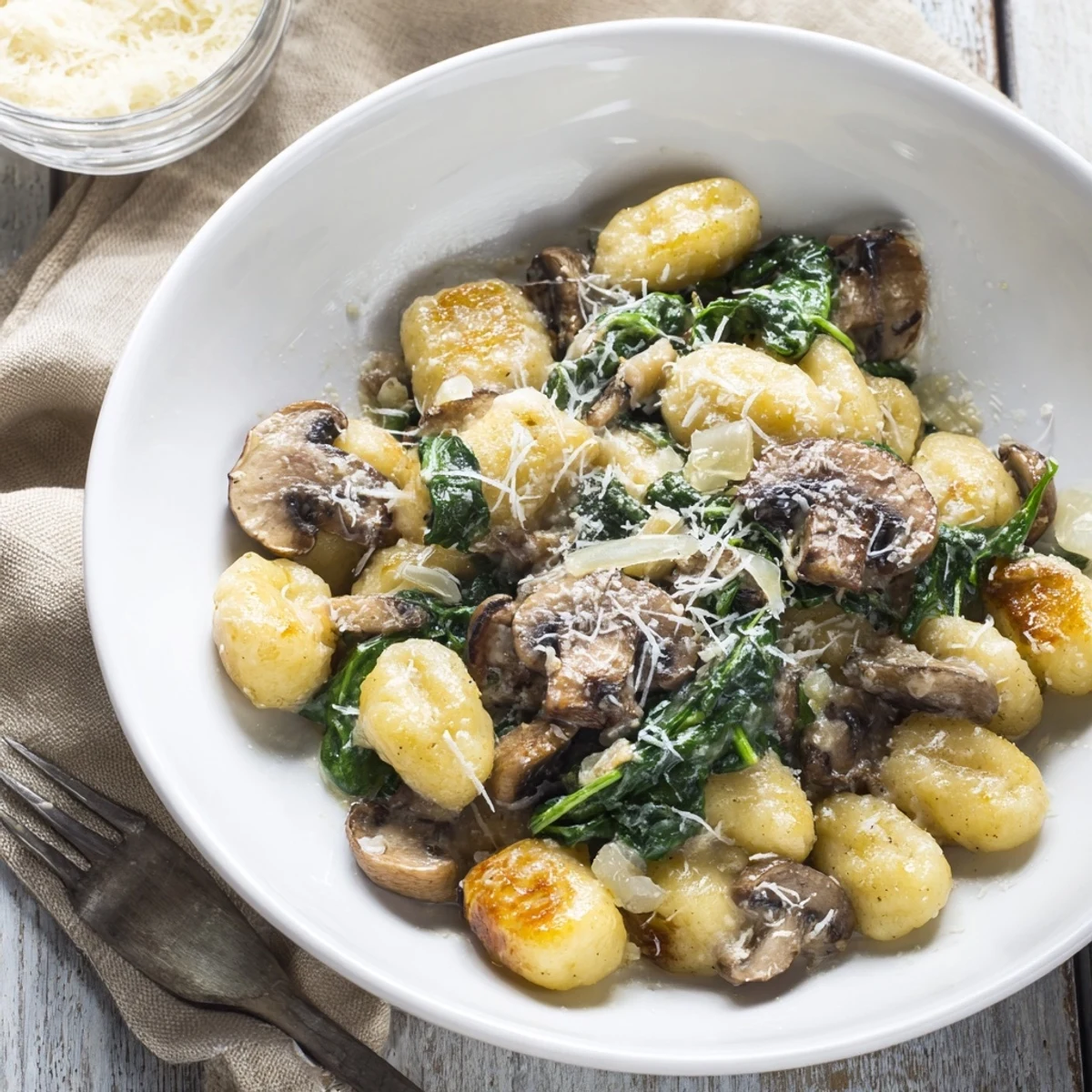 Woodsy Skillet Sausage Mushroom