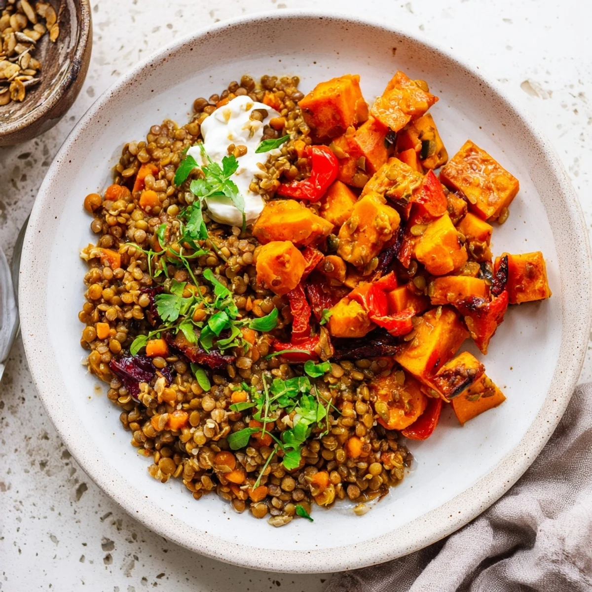 Wheat Hearty Lentil Curry