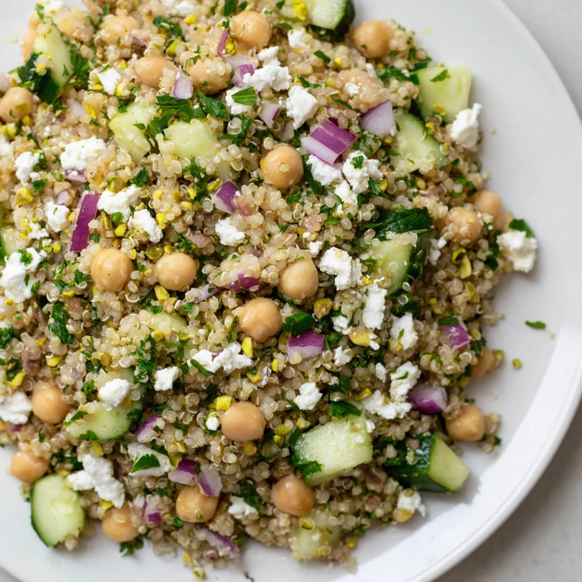 Cool, refreshing Jennifer Aniston Salad with toasted nuts and a vibrant lemony dressing for a great meal.
