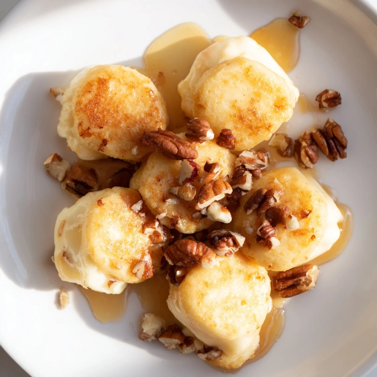 Pancake Brie Sweet-Savory Bites