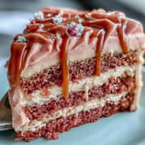 Bridal Shower Rosé Velvet Cake