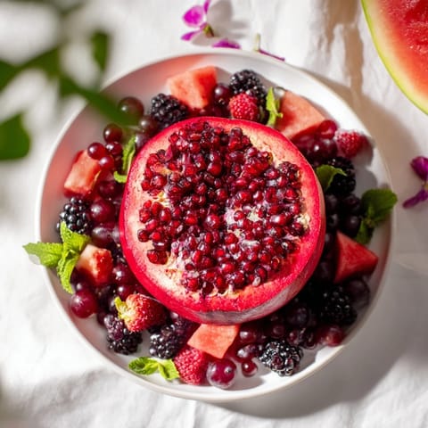 Pomegranate Fruit Platter