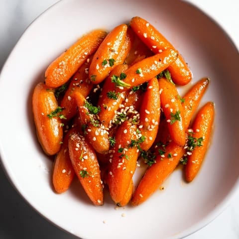 Honey Soy Roasted Carrots