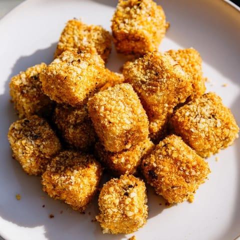 Crispy Popcorn Tofu Bites