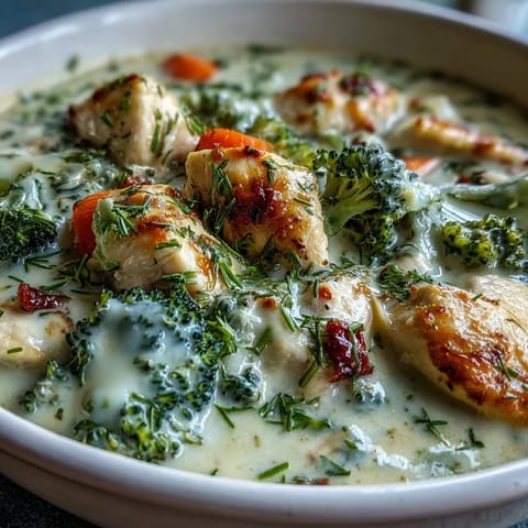 Creamy Best Chicken Broccoli Cheddar Soup in a rustic bowl with crusty bread for dipping.