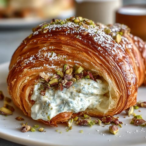 Pistachio Cream Croissant