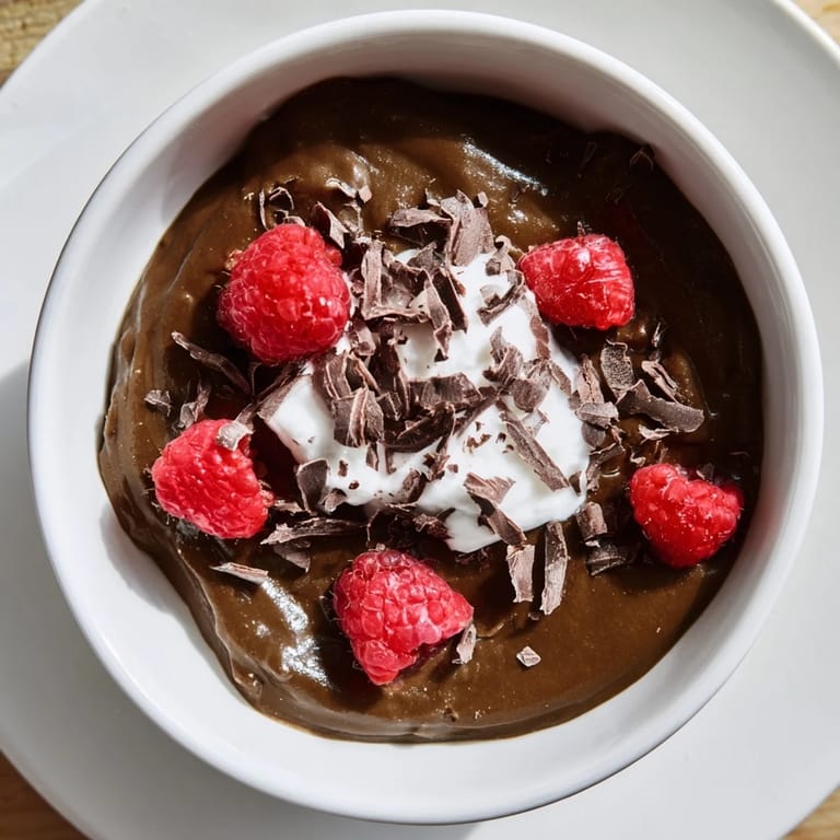 Healthy and naturally sweet Avocado Chocolate Pudding, a rich treat perfect for any craving.