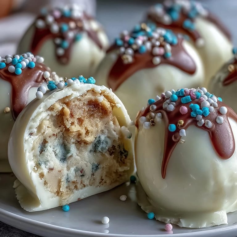 White Chocolate Peanut Butter Easter Eggs with Sprinkles: irresistible peanut butter Easter eggs enrobed in white chocolate and decorated with bright, playful sprinkles for a perfect springtime dessert.