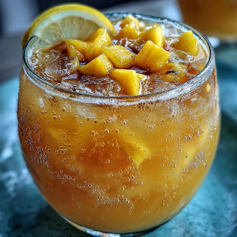 Sparkling lemonade Grad Party Punch, bright and bursting with sunny flavors.